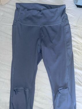 Danskin Navy High-Waist Leggings with Side Pockets